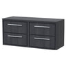 [BFIF2224W2] Longnor 4 Drawer Wall Hung Vanity Unit with Worktop - Choice of Colour - Cutout