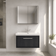 [BFIF2225A] Longnor 1 Drawer Wall Hung Vanity Unit with Traditional Fireclay Basin - Choice of Size and Colour - Silo