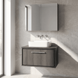 [BFIF2225W] Longnor 1 Drawer Wall Hung Vanity Unit with Worktop - Choice of Size and Colour - Silo
