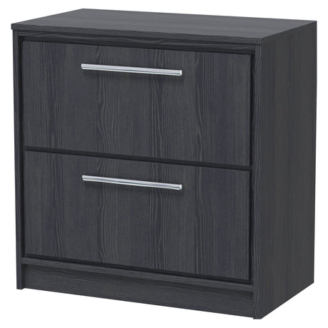 [BFIF2235W] Longnor 2 Drawer Floor Standing Vanity Unit with Worktop - Choice of Size and Colour - Cutout