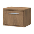 [BFIF2722W] Longnor 1 Drawer Wall Hung Vanity Unit with Worktop, Antique Oak, 600mm - Cutout