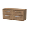 [BFIF2724W2] Longnor 4 Drawer Wall Hung Vanity Unit with Worktop - Choice of Colour - Cutout