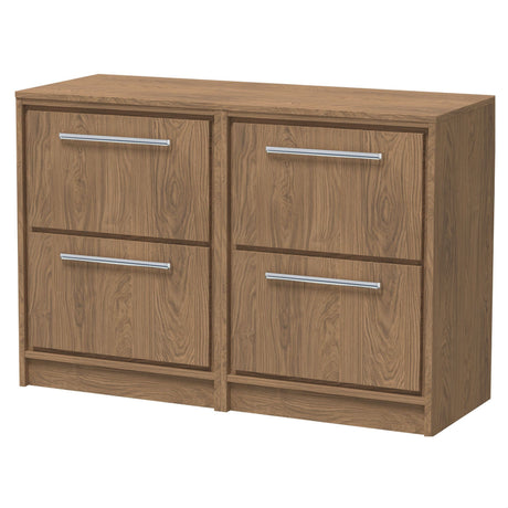 [BFIF2733W2] Longnor 4 Drawer Floor Standing Vanity Unit with Worktop - Choice of Colour - Cutout