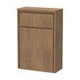 [BFIF2741] Contemporary Floor Standing WC Unit - 818 x 555 x 260mm - Antique Oak - Cutout
