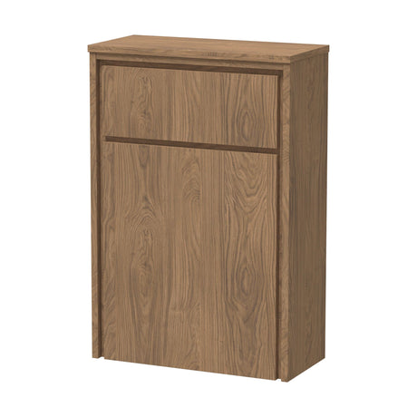 [BFIF2741] Contemporary Floor Standing WC Unit - 818 x 555 x 260mm - Antique Oak - Cutout