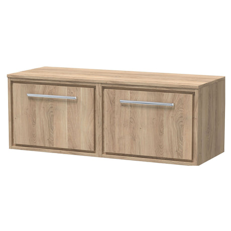 [BFIF3022W2] Longnor 2 Drawer Wall Hung Vanity Unit with Worktop - Choice of Colour - Cutout