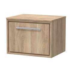 [BFIF3022W] Longnor 1 Drawer Wall Hung Vanity Unit with Worktop - Choice of Size and Colour - Cutout