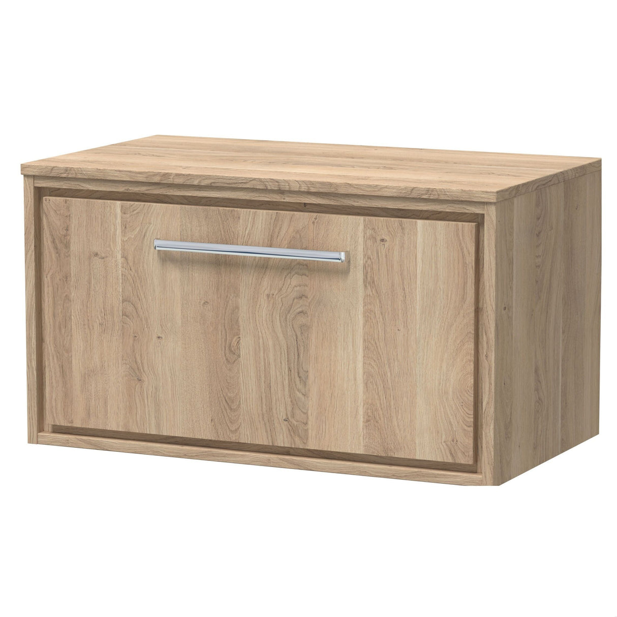 [BFIF3025W] Longnor 1 Drawer Wall Hung Vanity Unit with Worktop - Choice of Size and Colour - Cutout