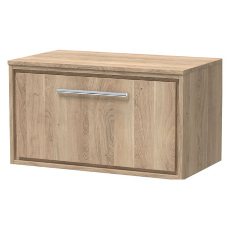 [BFIF3025W] Longnor 1 Drawer Wall Hung Vanity Unit with Worktop - Choice of Size and Colour - Cutout