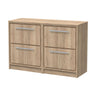 [BFIF3033W2] Longnor 4 Drawer Floor Standing Vanity Unit with Worktop - Choice of Colour - Cutout
