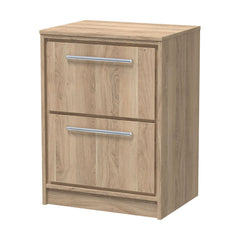 [BFIF3033W] Longnor 2 Drawer Floor Standing Vanity Unit with Worktop - Choice of Size and Colour - Cutout