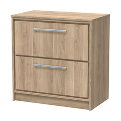 [BFIF3035W] Longnor 2 Drawer Floor Standing Vanity Unit with Worktop - Choice of Size and Colour - Cutout
