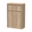 [BFIF3041] Contemporary Floor Standing WC Unit - 818 x 555 x 260mm - Bleached Oak - Cutout