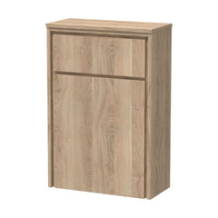 [BFIF3041] Contemporary Floor Standing WC Unit - 818 x 555 x 260mm - Bleached Oak - Cutout