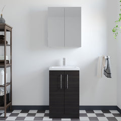 [BFLE005E] Bramshall Floor Standing Cloakroom Vanity Basin Unit with Choice of Finish, Handle Finish and Size - Lifestyle 1