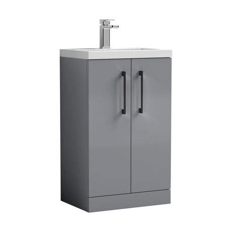 [BFLE030EH018] Bramshall Floor Standing Cloakroom Vanity Basin Unit with Choice of Finish, Handle Finish and Size - Cutout