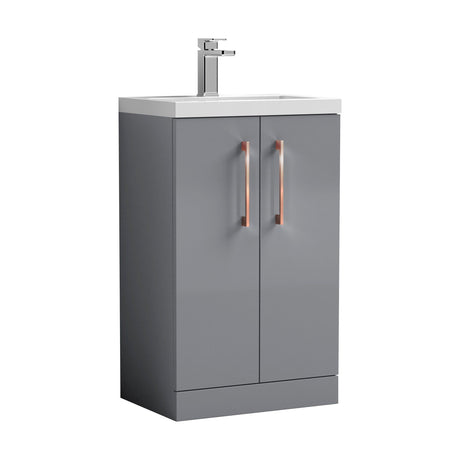 [BFLE030EH019] Bramshall Floor Standing Cloakroom Vanity Basin Unit with Choice of Finish, Handle Finish and Size - Cutout