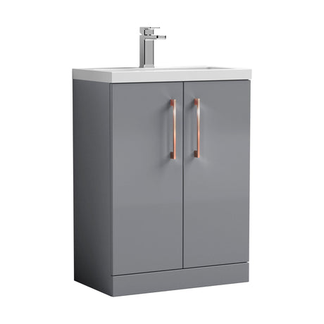 [BFLE031EH019] Bramshall Floor Standing Cloakroom Vanity Basin Unit with Choice of Finish, Handle Finish and Size - Cutout