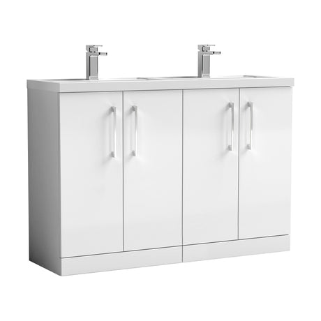 [BFLE103C2] Bramshall Floor Standing 4 Door Vanity Basin Unit - Choice of Colour and Basin Type - Cutout