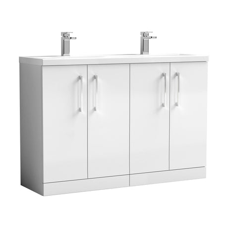[BFLE103F2] Bramshall Floor Standing 4 Door Vanity Basin Unit - Choice of Colour and Basin Type - Cutout