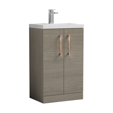[BFLE122EH019] Bramshall Floor Standing Cloakroom Vanity Basin Unit with Choice of Finish, Handle Finish and Size - Cutout