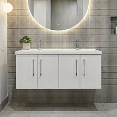 [BFLE123C2] Bramshall 4 Door Vanity Basin Unit - 1200mm - Choice of Basin and Colour - Silo