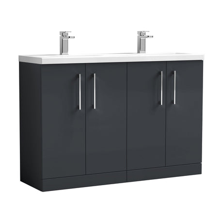 [BFLE1403F2] Bramshall Floor Standing 4 Door Vanity Basin Unit - Choice of Colour and Basin Type - Cutout