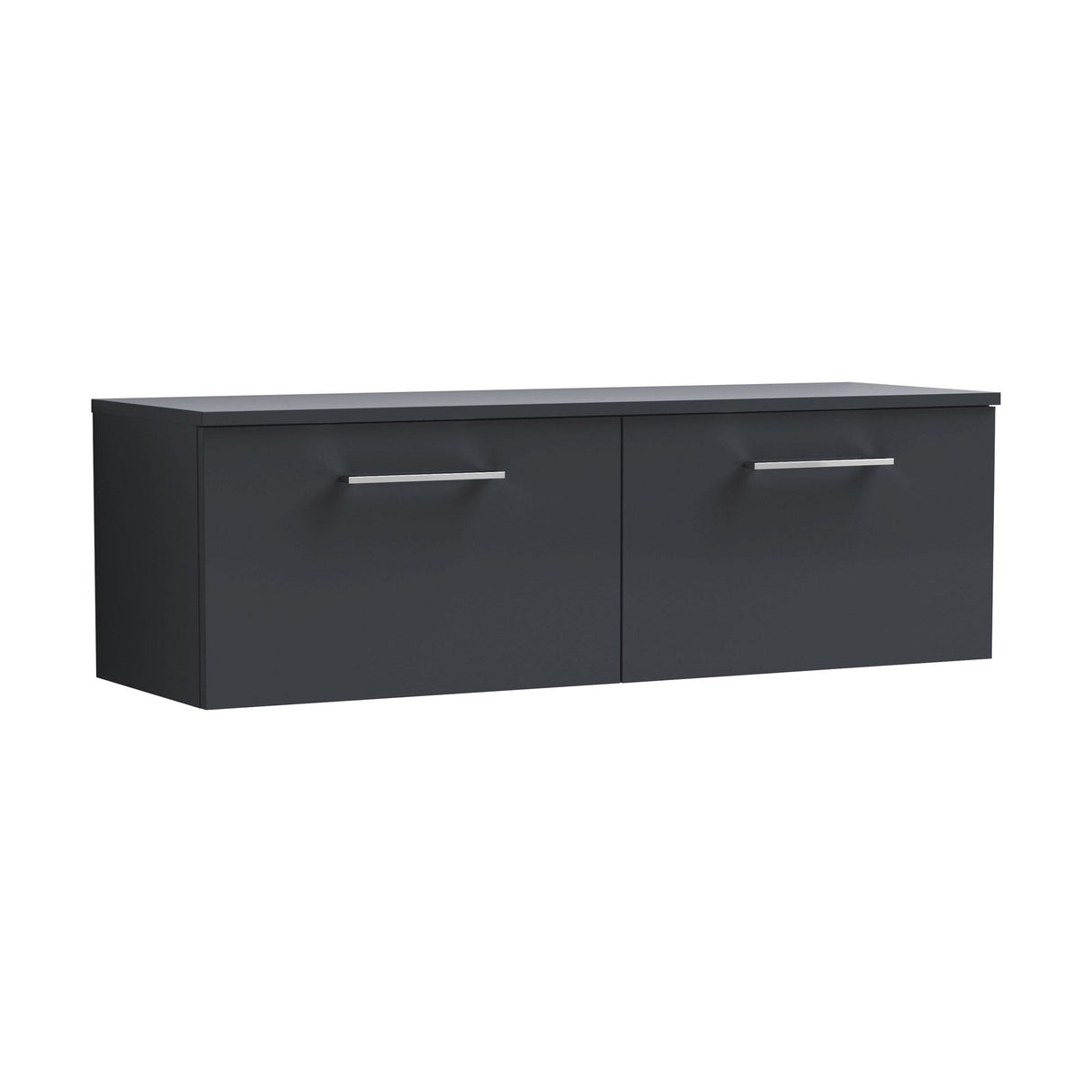 [BFLE1422W2] Bramshall 1200mm Wall Hung 2 Drawer Vanity Unit with Worktop, Choice of Colour - Cutout