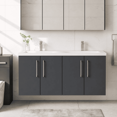 [BFLE1423F] Bramshall 4 Door Vanity Basin Unit - 1200mm - Choice of Basin and Colour - Silo