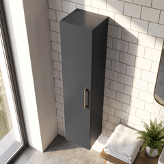 [BFLE1461H017] Bramshall 300mm Wall Hung 1 Door Tall Unit - Choice of Colour and Handle Finish - Lifestyle 2