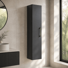 [BFLE1461H017] Bramshall 300mm Wall Hung 1 Door Tall Unit - Choice of Colour and Handle Finish - Lifestyle 3