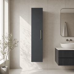 [BFLE1461H017] Bramshall 300mm Wall Hung 1 Door Tall Unit - Choice of Colour and Handle Finish - Silo