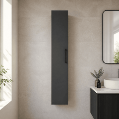 [BFLE1461H018] Bramshall 300mm Wall Hung 1 Door Tall Unit - Choice of Colour and Handle Finish - Silo