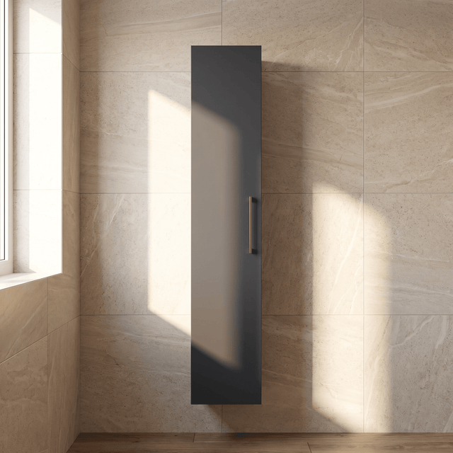[BFLE1461H019] Bramshall 300mm Wall Hung 1 Door Tall Unit - Choice of Colour and Handle Finish - Silo