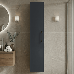 [BFLE1461H1516] Bramshall 300mm Wall Hung 1 Door Tall Unit – Choice of Colour and Handle Finish - Silo