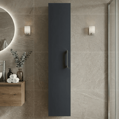 [BFLE1461H716] Bramshall 300mm Wall Hung 1 Door Tall Unit – Choice of Colour and Handle Finish - Silo
