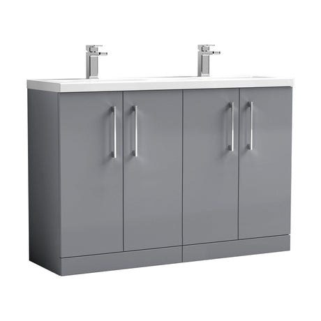 [BFLE2203F2] Bramshall Floor Standing 4 Door Vanity Basin Unit - Choice of Colour and Basin Type - Cutout