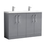 [BFLE2203F2] Bramshall Floor Standing 4 Door Vanity Basin Unit - Choice of Colour and Basin Type - Cutout
