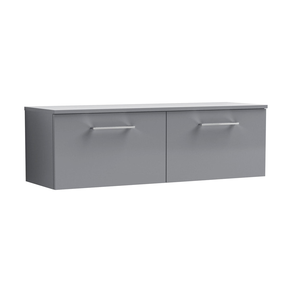 [BFLE2222W2] Bramshall 1200mm Wall Hung 2 Drawer Vanity Unit with Worktop, Choice of Colour - Cutout