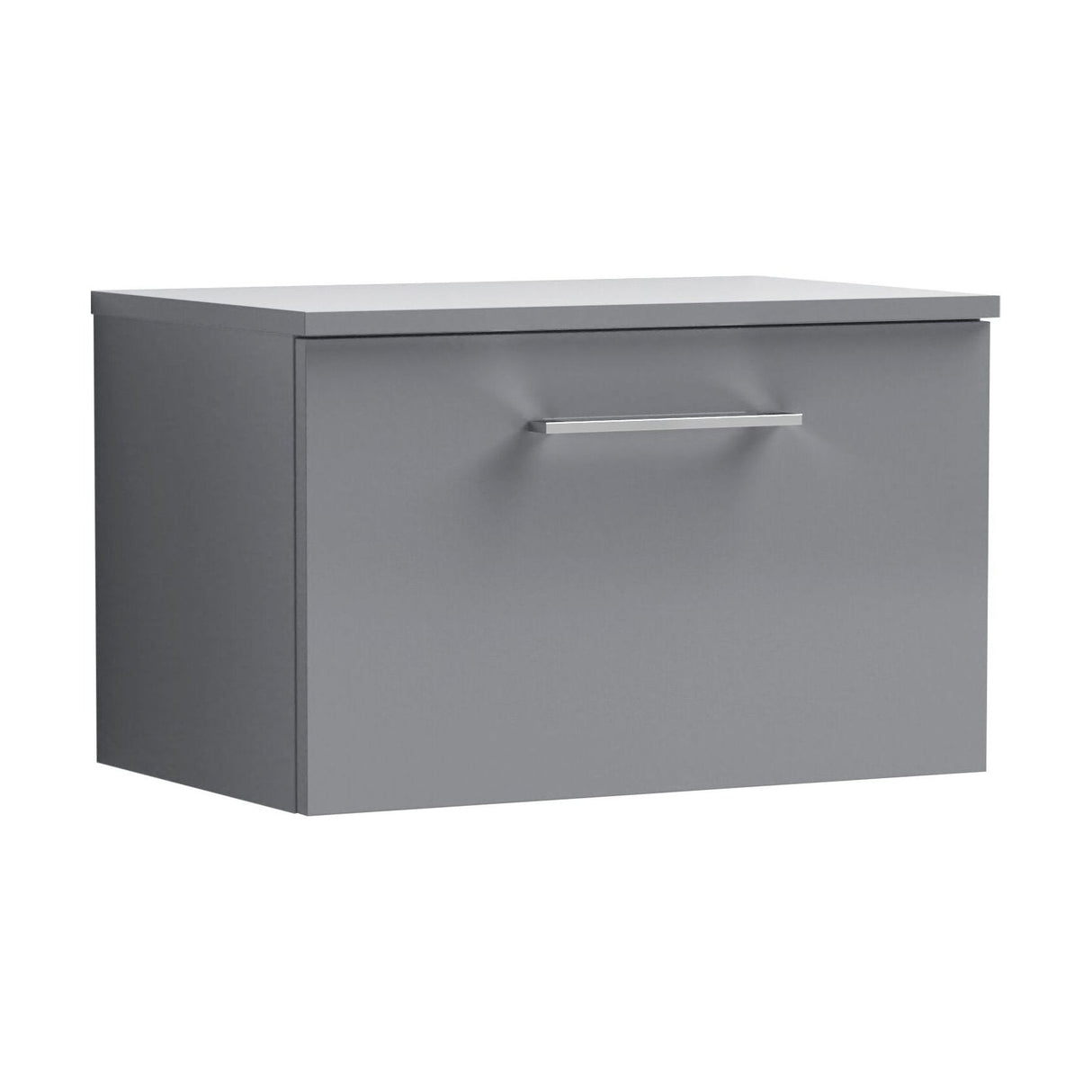 [BFLE2222W] Bramshall Contemporary 1 Soft Close Drawer Wall Hung Vanity Worktop Unit, Choice of Size/Colour - Cutout