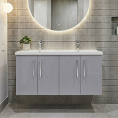 [BFLE2223C2] Bramshall 4 Door Vanity Basin Unit - 1200mm - Choice of Basin and Colour - Silo