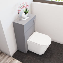 [BFLE2241] Bramshall 500mm Floor-Standing Contemporary Compact WC Toilet Unit - Lifestyle 2