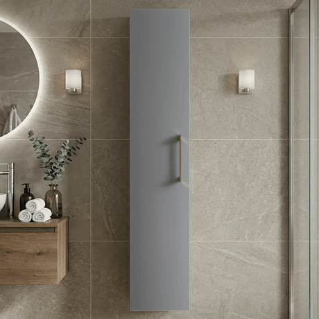 [BFLE2261H1516] Bramshall 300mm Wall Hung 1 Door Tall Unit – Choice of Colour and Handle Finish - Silo