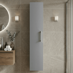 [BFLE2261] Bramshall 300mm Wall Hung 1 Door Tall Unit – Choice of Colour and Handle Finish - Silo
