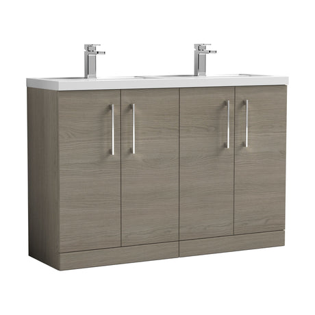 [BFLE2503C2] Bramshall Floor Standing 4 Door Vanity Basin Unit - Choice of Colour and Basin Type - Cutout