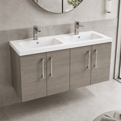 [BFLE2523C2] Bramshall 4 Door Vanity Basin Unit - 1200mm - Choice of Basin and Colour - Lifestyle 2