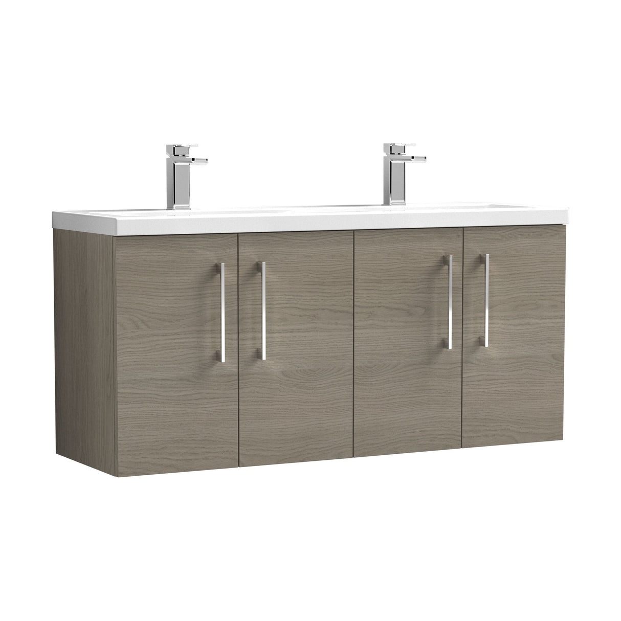 [BFLE2523F2] Bramshall 4 Door Vanity Basin Unit - 1200mm - Choice of Basin and Colour - Cutout