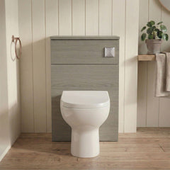 [BFLE2541] Bramshall 500mm Floor-Standing Contemporary Compact WC Toilet Unit - Silo