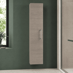 [BFLE2561] Bramshall 300mm Wall Hung 1 Door Tall Unit - Choice of Colour and Handle Finish - Lifestyle 2