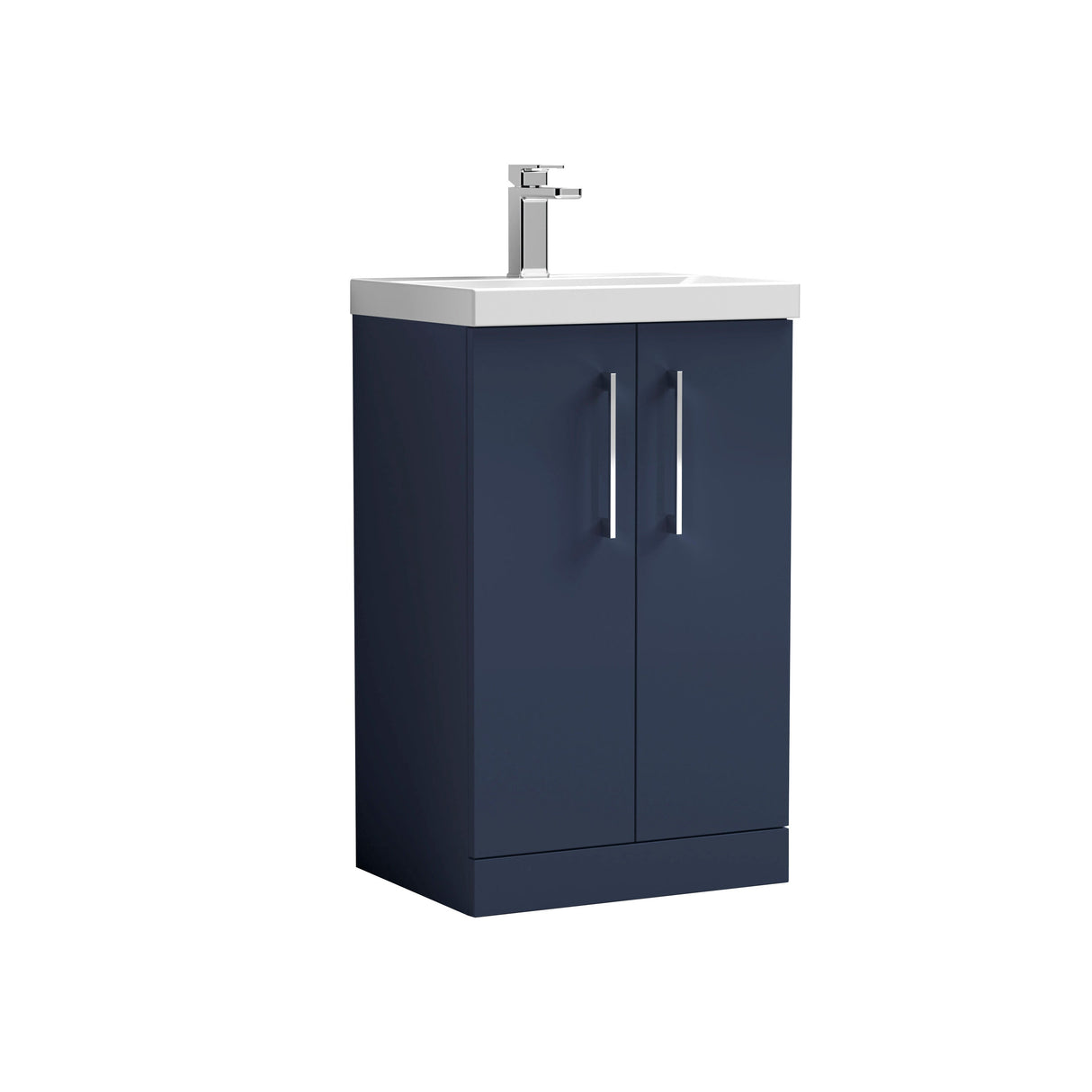 [BFLE2901A] Contemporary Floor Standing Vanity Unit with Mid-Edge Basin, Choice of Size - Cutout